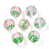 Transparent Handmade Lampwork Beads LAMP-T011-20A-3