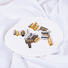 Brass Locking Tube Magnetic Clasps KK-SC0001-11-5