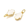 Brass Enamel Charms KK-C106-10G-3