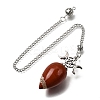 Natural & Synthetic Gemstone Dowsing Pendulum Pendants GG-CBA6D08-A-2