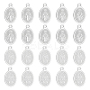 Unicraftale 20Pcs Ion Plating(IP) 304 Stainless Steel Charms STAS-UN0041-53-1