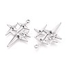 304 Stainless Steel Pendants STAS-T065-05P-2