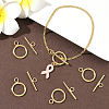 20 Sets 304 Stainless Steel Toggle Clasps STAS-BBC0008-07-3