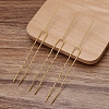 Brass Hair Fork Findings OHAR-PW0001-100G-1