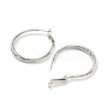 Twisted Big Ring Huggie Hoop Earrings for Girl Women KK-C224-05P-01-2