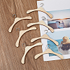 16Pcs 2 Style Wooden Doll Clothes Hangers DOLL-FG0001-03-3