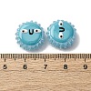 Fuuny Baking Paint Glass Enamel Beads LAMP-Q045-01D-5