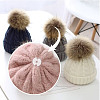 60Pcs 3 Shapes Acrylic Knitted Hat Making Fastener Tool FIND-GA0004-03-5