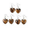 Natutal Tiger Eye Dangle Earrings EJEW-F343-D08-1