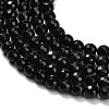 Natural Black Onyx Beads Strands G-C280-B01-6mm-4