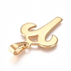 304 Stainless Steel Pendants STAS-L210-06C-G-01-2
