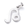 Non-Tarnish 304 Stainless Steel Pendants STAS-L210-06D-P-2