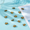 100pcs Tibetan Style Alloy Cord Ends TIBE-LP0001-09-3