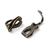 Brass Clip-on Earring Findings EC110-AB-2