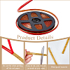PVC Plastic Edge Banding AJEW-GF0013-89A-05-6