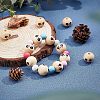 Natural Wood European Beads WOOD-PH0009-34-01B-4