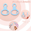 30Pcs 2 Colors Acrylic Spool Floss Bobbins FIND-PH0018-39B-4