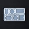 DIY Shield & Geometric Shape Pendant Silicone Molds DIY-G067-06A-3