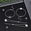 DIY Blank Oval 304 Stainless Steel Link Bracelet Making Kits BJEW-UN00004-2