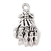 Tibetan Style Alloy Pendants FIND-C060-052AS-1