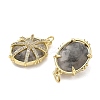Natural Cloudy Quartz Faceted Pendants GG-CBA42CA-04G-02-2