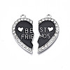 Alloy Enamel Split Pendant ENAM-S130-25A-2