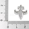 Brass Micro Pave Cubic Zirconia Beads KK-C086-05P-3
