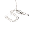 Bird Donut Pendant Necklace for Women LS-NJEW-I113-14P-4
