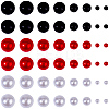 1 Box Half Round Resin & ABS Imitation Pearl Cabochons DIY-CP0012-96A-6