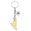 WEWAYSMILE Dog Keychain Car Keychain Pet Pendant Key-Ring Lovely Dog Key-ring Portable Metal Keychain Gift for Pet Lover Birthday Puppy Theme Party Supplies (Labrador) JX806A-1