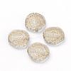 Plating Transparent Acrylic Beads PACR-Q115-45-1