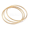 3Pcs Women's Simple Fashion PVD Vacuum Plating 201 Stainless Steel Stackable Bangles BJEW-O182-11G-1-2