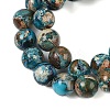 Dyed Natural Regalite/Imperial Jasper/Sea Sediment Jasper Beads Strands X-G-B124-C01-21-2