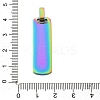 Ion Plating(IP) Rectangle 304 Stainless Steel Mirror Polished Finish Stamping Blank Tag Pendants STAS-H317-09M-3