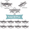 50Pcs Tibetan Style Zinc Alloy Pendants FIND-SC0013-80-2