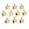 Natural Mixed Stone Pendants STAS-Z100-10G-1