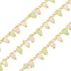 Brass & Glass Link Chain CHC-A009-05G-01-1