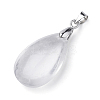 Natural Quartz Crystal Gemstone Pendants X-G-S243-30-1