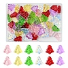 60Pcs 6 Colors Transparent Glass Bead Strands EGLA-FS0001-44-1