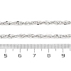 Brass Rope Chains Necklaces for Women NJEW-D302-62P-3