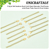 30Pcs 3 Style 304 Stainless Steel Curb Chain Extender STAS-UN0054-66-5