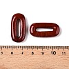 Natural Red Jasper Oval Pendants G-N342-105E-3
