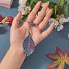 20Pcs 10 Style Rainbow Color Alloy Pendants PALLOY-SZ0001-31-3