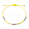 Bohemian Glass Seed Bead Braided Bracelets WO6368-13-1