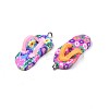 Handmade Polymer Clay Pendants PORC-S1007-48-4