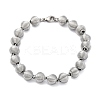 304 Stainless Steel Link Chain Bracelets for Women Men BJEW-R018-13P-4