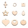 304 Stainless Steel Stamping Blank Tag Charms Sets STAS-TA0004-12RG-2