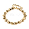 304 Stainless Steel Link Chain Bracelets for Women BJEW-Z143-01G-4