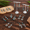 DIY Chakra Dangle Earring Making Kits DIY-SC0019-72-5