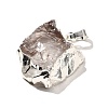 Raw Rough Natural Dyed Quartz Crystal Pendants G-G895-05S-01-2